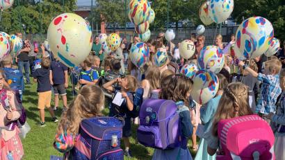 Bild: Judith Prechtl/exb
An der Grundschule Neustadt/WN beginnt bald das neue Schuljahr.