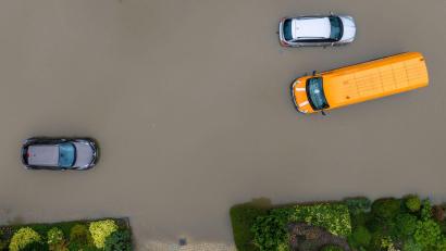 Bild: Christoph Reichwein/dpa
Besonders viel Regen fiel am Niederrhein.