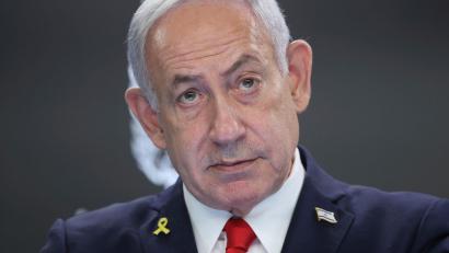 Bild: Abir Sultan/Pool EPA/dpa
Der israelische Ministerpräsident Benjamin Netanjahu erhöht den Druck auf Katar. (Archivbild)