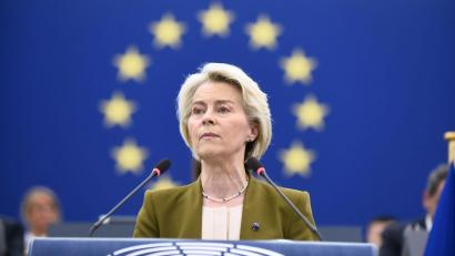 Bild: Pascal Bastien/AP/dpa
Die Erwartungen an die Rede der EU-Kommissionspräsidentin waren groß.