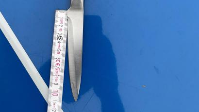 Bild: Polizei Schwandorf
Ein Küchenmesser war bei einem Streit in einer Schwandorfer Unterkunft im Spiel.