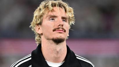 Bild: Federico Gambarini/dpa
Trägt künftig das Trikot von Newcastle United: Nationalstürmer Nick Woltemade. (Archivbild)