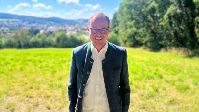 Bild: Michael Kraus
Tobias Ehrenfried möchte in Oberviechtach vor allem die wirtschaftliche Entwicklung und die 
Infrastruktur in den Fokus nehmen