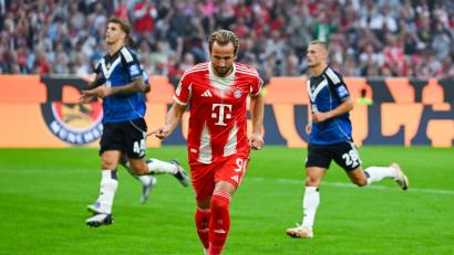 Bild: Sven Hoppe/dpa
Harry Kane traf auch gegen den HSV.