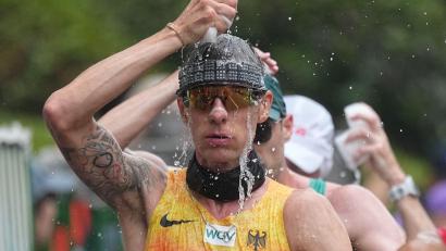 Bild: Michael Kappeler/dpa
Christopher Linke belegte über die 35 Kilometer im Gehen den 14. Platz.