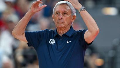 Bild: Sven Hoppe/dpa
Nach dem EM-Aus: Trainerlegende Svetislav Pesic hört auf.