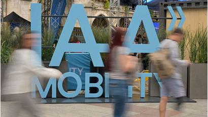 Bild: Malin Wunderlich/dpa
Abschluss der Automesse IAA Mobility.