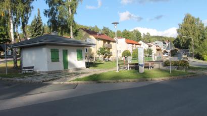 Bild: Josef Pilfusek
Der Bereich um den Kiosk soll im Zuge der Städtebauförderung aufgewertet werden.