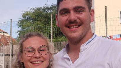 Bild: Heribert Urbanek
Das neue Oberkirwapaar: Melina Seifert und Markus Hanauer.