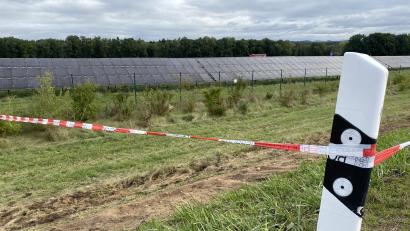 Bild: sbö
Die Fundstelle bei Fronberg ist aktuell noch abgesperrt.