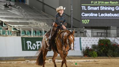 Bild: Art&amp;Lights
Auf Gut Matheshof werden die German Open im Westernreiten ausgetragen.