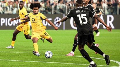 Bild: Marco Alpozzi/LaPresse/AP/dpa
Adeyemi traf mit einem feinen Schuss zur Führung für den BVB.