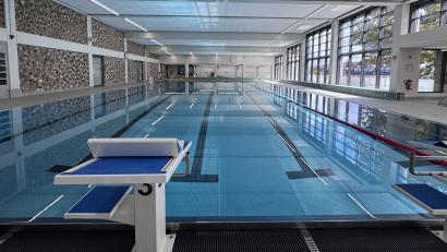 Bild: Stadt Marktredwitz, Pauline Manzke
Das Makbad, das Hallenbad in Marktredwitz, ist wieder geöffnet.