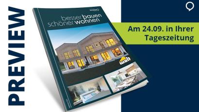Grafik: Oberpfalz Medien
Besser bauen, schöner wohnen: Das Magazin als Beilage in Ihrer Zeitung.