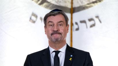 Bild: Sven Hoppe/dpa
CSU-Chef Markus Söder will mögliche Sanktionen gegen Israel nicht mittragen. (Archivbild)