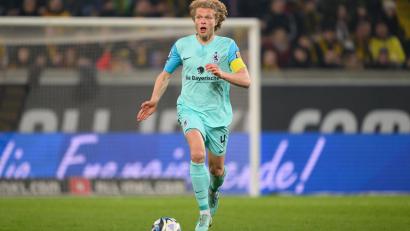 Bild: Robert Michael/dpa
1860-München-Kapitän Jesper Verlaat verletzte sich in Rostock. (Archivfoto)