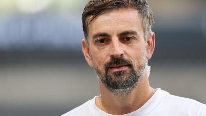 Bild: Jürgen Kessler/dpa
Eintracht-Trainer Niko Arnautis muss mit seinem Team im Europa Cup weiterspielen. (Archivbild)
