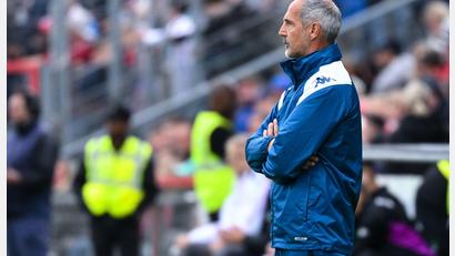Bild: Sven Hoppe/dpa
Anreise mit Problemen: Adi Hütter und die AS Monaco kommen erst am Spieltag nach Brügge.