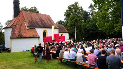 Archivbild: tra
Zahlreiche Pilger werden am Sonntag den Gottesdienst zu Ehren der 14 Nothelfer mitfeiern.