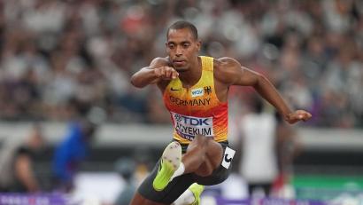 Bild: Michael Kappeler/dpa
Sechster im WM-Finale: Emil Agyekum.