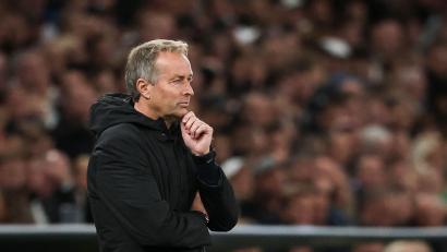 Bild: Christian Charisius/dpa
Leverkusens neuer Coach Kasper Hjulmand hat noch viel Arbeit vor sich.