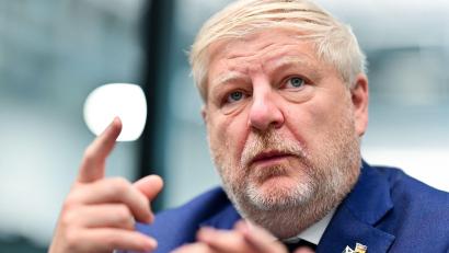 Bild: Sebastian Gollnow/dpa
Schottlands Ministers für Außenbeziehungen, Angus Robertson, strebt ein zweites Referendum an.