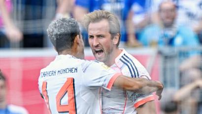 Bild: Uwe Anspach/dpa
Garanten für Bayern-Tore: Luis Diaz und Harry Kane.