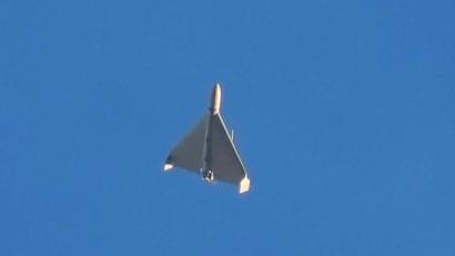 Bild: Efrem Lukatsky/AP/dpa
Erneut Kampfdrohnen unterwegs. (Archivbild)