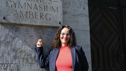 Bild: gsp
Am Erasmus-Gymnasium Amberg ist Daniela von der Weien die neue Chefin.