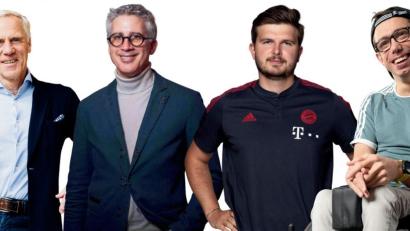 Bildmontage: Hohpe GmbH 
Ingo Froböse, Oliver Kharraz, Simon Unger und Johannes Grasser sind beim Gesundheitssymposium am 9. Oktober in Weiherhammer dabei.