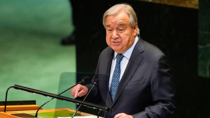 Bild: Yuki Iwamura/AP/dpa
UN-Generalsekretär António Guterres. (Archivbild)