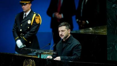 Bild: Kay Nietfeld/dpa
Der ukrainische Präsident setzte sich für die internationale Unterstützung Moldaus ein.