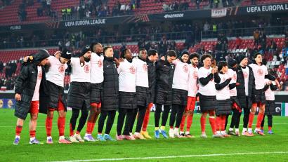 Bild: Tom Weller/dpa
Freiburger Jubel: Der Sieg gegen den FC Basel war verdient.