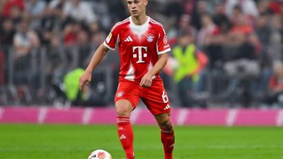 Bild: Sven Hoppe/dpa
Dreh- und Angelpunkt im Bayern-Spiel: Joshua Kimmich.