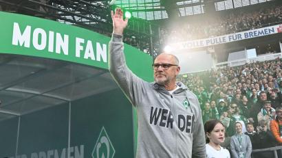 Bild: Carmen Jaspersen/dpa
Werder Bremens Trainerlegende Thomas Schaaf. (Archivbild)