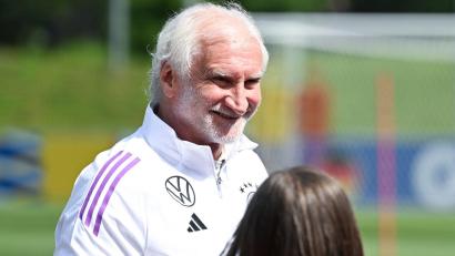 Bild: Federico Gambarini/dpa
Nationalspieler, Teamchef, Sportdirektor: Völler ist ein DFB-Urgestein.