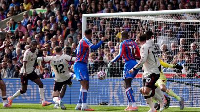 Bild: Jonathan Brady/PA Wire/dpa
Ismaila Sarr erzielte für Crystal Palace das 1:0 gegen den FC Liverpool.