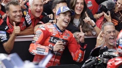 Bild: Erwin Scheriau/APA/dpa
Erneut Weltmeister: Marc Márquez