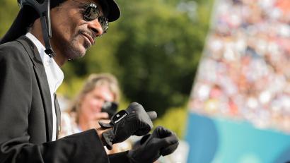 Bild: Rolf Vennenbernd/dpa
Snoop Dogg begeisterte die Fans mit seinen Auftritten in Paris.
