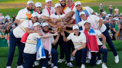 Bild: Seth Wenig/AP/dpa
Europa gelang die Titelverteidigung im Ryder Cup.