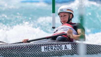Bild: Jan Woitas/dpa-Zentralbild/dpa
Andrea Herzog verpasst zum Auftakt der WM im Einzelzeitfahren das Podium. (Archivbild)