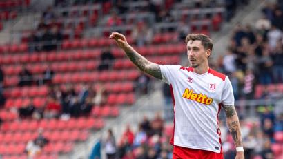 Bild: Sascha Janne
Adrian Fein gibt am Mittwoch in Osnabrück den Takt beim SSV Jahn Regensburg vor.