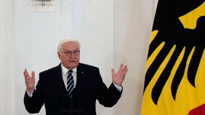 Bild: Carsten Koall/dpa
Kurz vor dem 35. Jahrestag der Deutschen Einheit richtet der Bundespräsident eine Mahnung an alle in Ost und West.