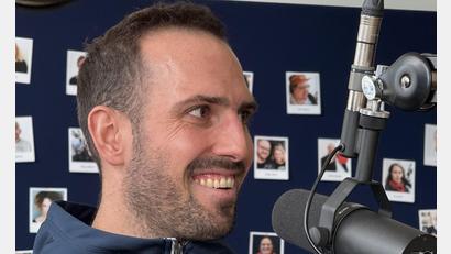 Bild: Gabi Schönberger
Manuel Edfelder, neuer Verteidiger der Blue Devils Weiden, war zu Gast in der neuen Folge des Podcasts "Powerplay".