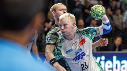 Bild: Andreas Gora/dpa
Magnus Saugstrup war bester SCM-Schütze beim Spiel um Platz 3
