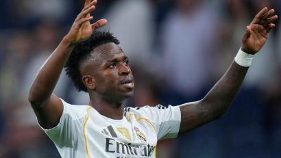 Bild: Manu Fernandez/AP/dpa
War der Matchwinner für Real: Vinicius Junior