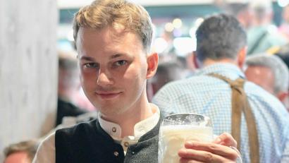 Bild: dpa
Sean Riesewell war das erste Mal auf der Wiesn.