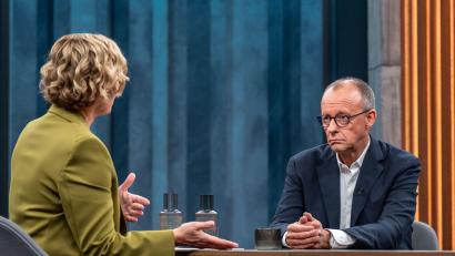 Bild: Thomas Ernst/NDR/ARD/dpa
Deutschland würde laut Friedrich Merz eine wichtige Rolle beim Wiederaufbau des Gazastreifens spielen.