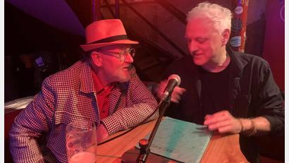 Bild: we
Autor Stefan Wirner (rechts) und Stefan Voit im Neuen Linda.