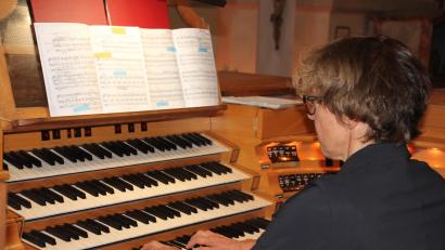 Bild: kro
Judith Trifellner-Spalt begeistert bei ihrem Konzert in der Basilika.